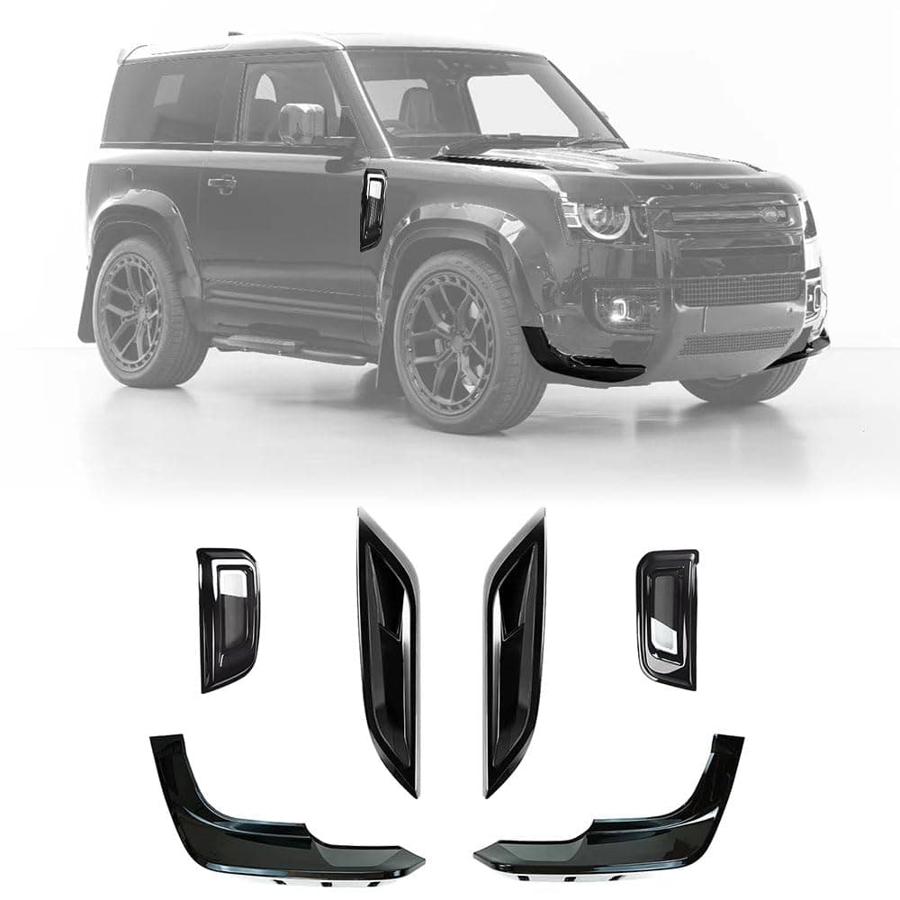 Car Front Hood Vent FIT For - Defender - Front Bumper Lip - 90 110 130 2020 > 2023