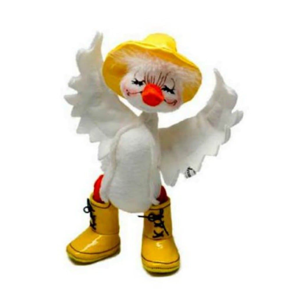 2013 Annalee Dolls 7"Ready for Rain Duck White Duck Ready for April Showers!