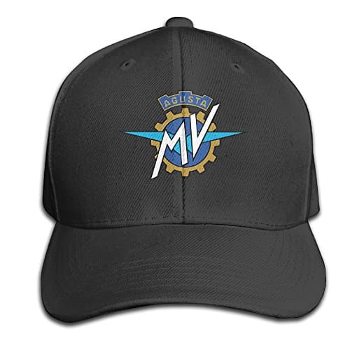 Evaly Vintage Unisex MV Agusta Logo Trucker Headwear Black