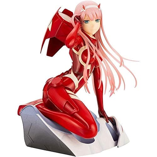 LIAN Darling in The FranXX Zero Two Darling in The Frankis Figna Action Girl Image Figure (Size:6.3in)