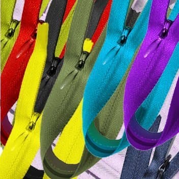 YKK Conceal ~ Invisible Assortment of Colors 16" (12 Zippers/Pack)