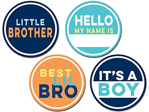 Little Brother Stickers by Sticky Bellies