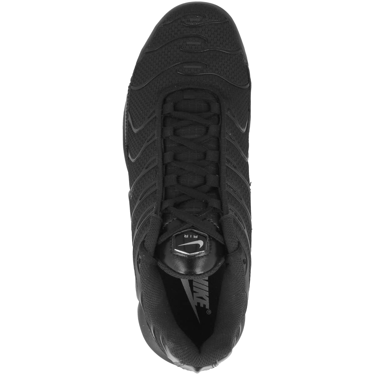 NIKE Men's Air Max Plus Running Shoes, Black Black Black 604133 050, 8.5 UK