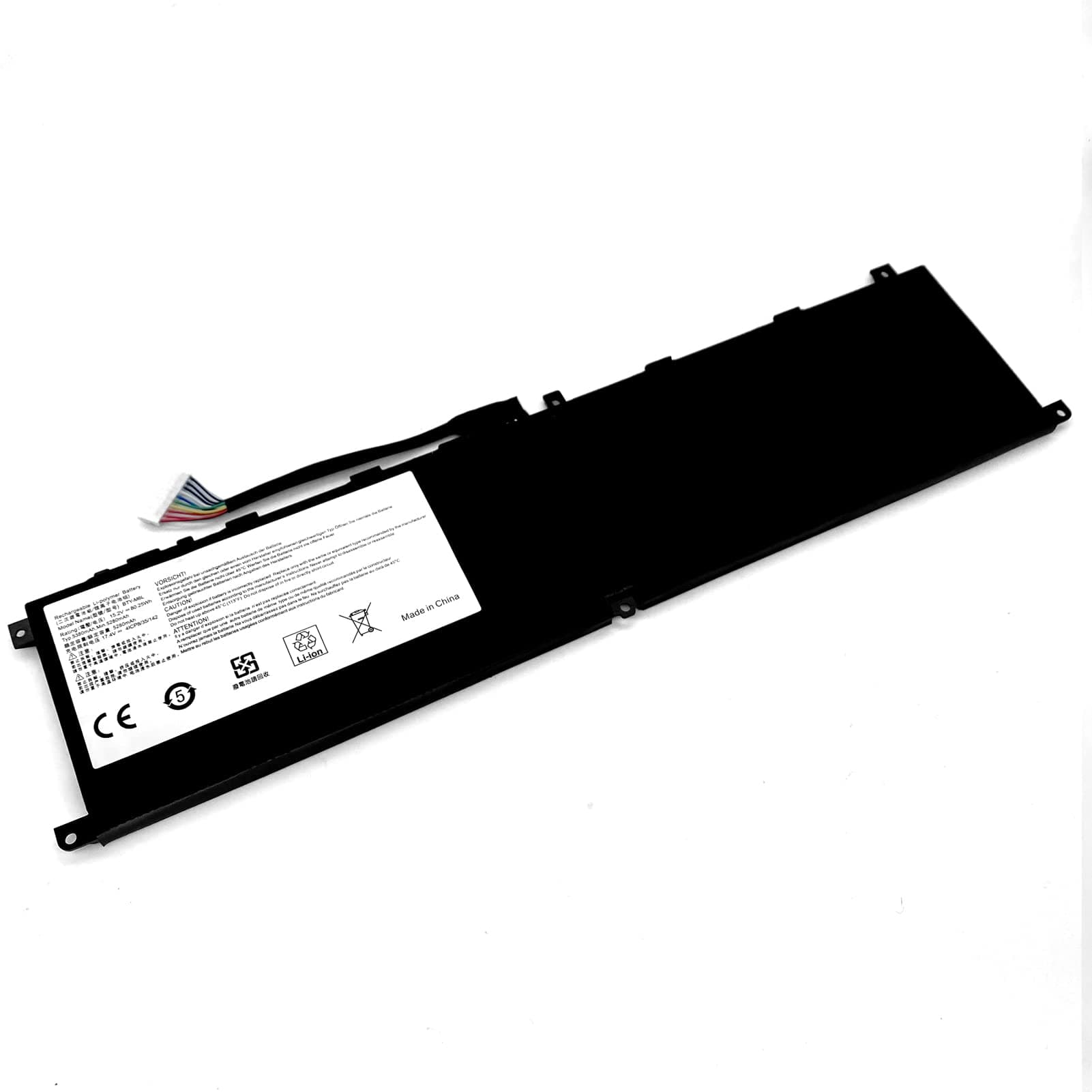 BTY-M6L Laptop Battery Replacement for MSI GS65 GS75 Stealth Thin 8SE 8SF 8SG 8RF 9SD 9SE 9SF 9SG Modern 8RC P658SC WS65 9TM WS75 10TM Creator 8RD 8RE P75 PS63 GS60 Series MS-16Q2 MS-16Q3