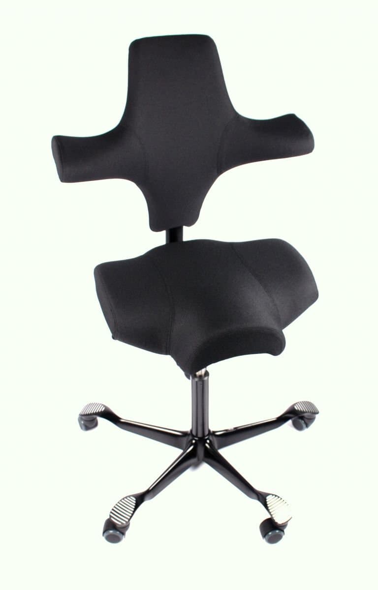HAG Capisco Model 8106 Black Fabric Office Chair