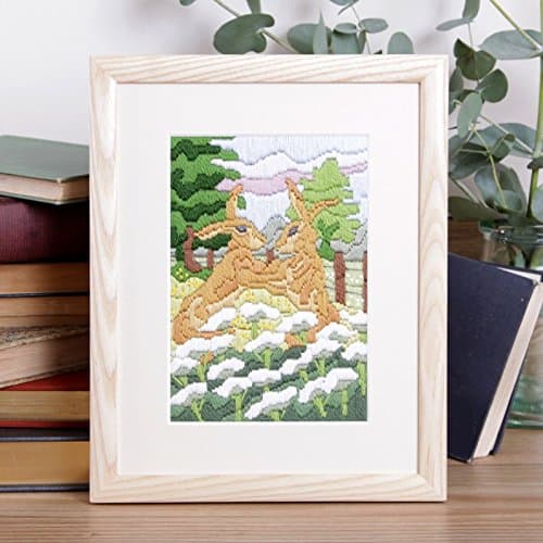 Twilleys - Hares in Meadow - Long Stitch Kit