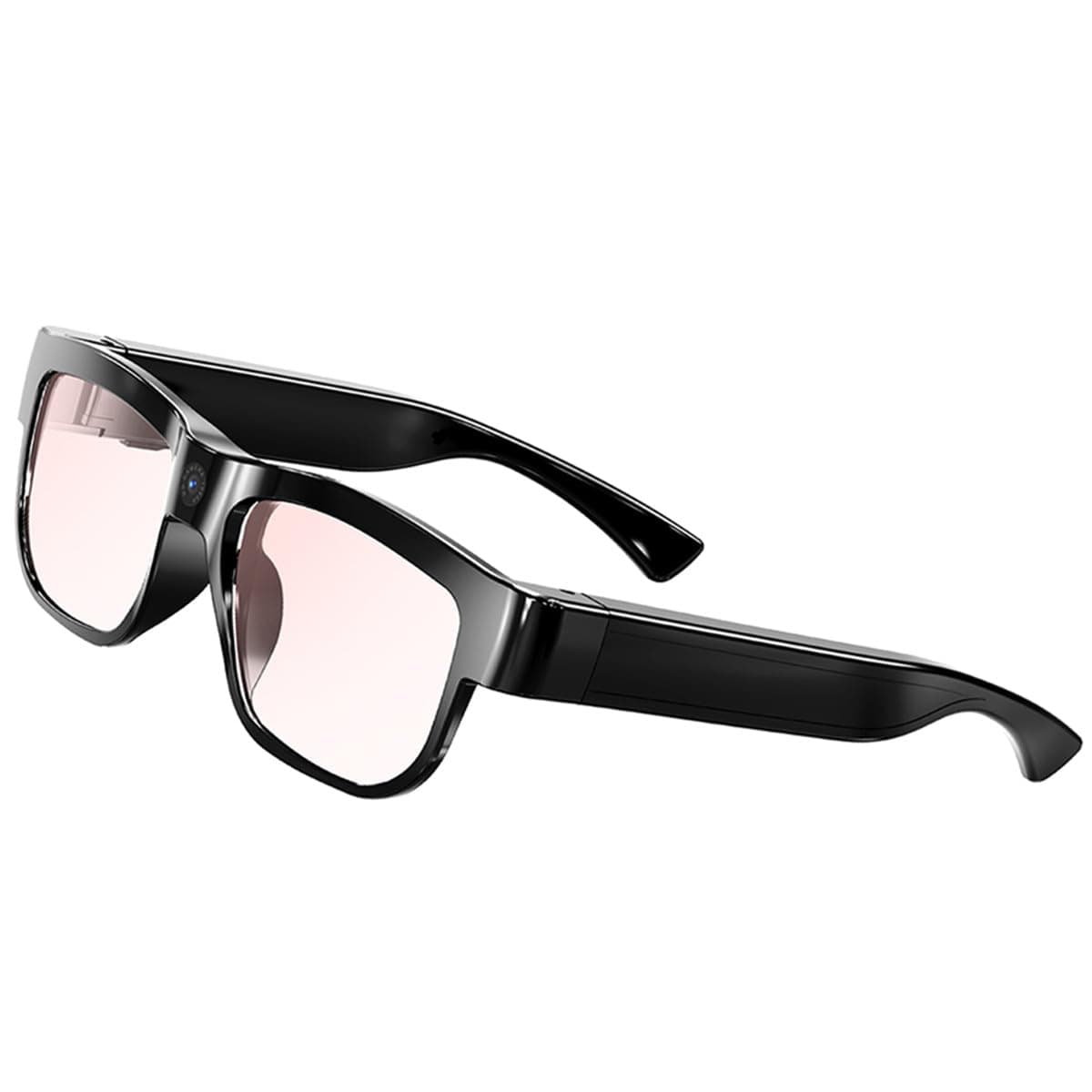 Camera Glasses Smart Video Glasses with Camera Wearable Sports Eye Glasses Outdoor Recording Motorcycle Riding Hiking Built-in 32G Memory