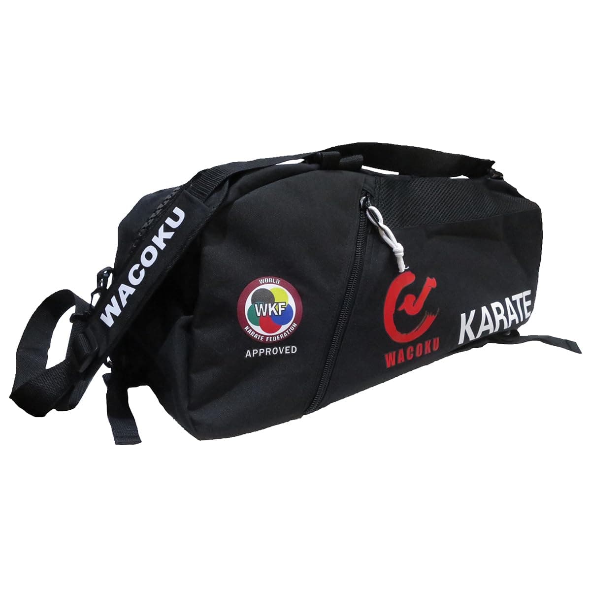 Wacoku WKF Approved Karate Duffel Sports Bag & Back Pack