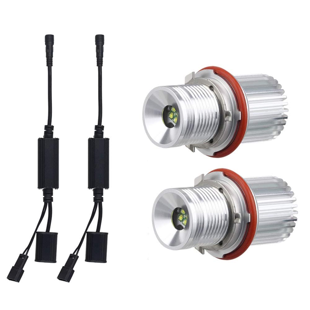 LED H8 40W Car Angel Eye Halogen Conversion Kit CanBus Headlight Halo Ring Marker Lamp Location Light 6000K Xenon E83 / E87 E39 E60 E61 E63 E64 E65 E66 E53, 2 pieces