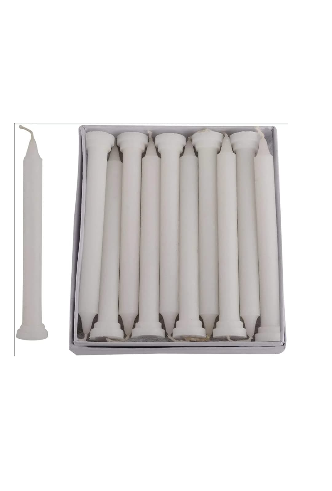 LTYNE Rituals Candle Spell Candles Stand Candle Household (5 Hours Burn) (Pack of 24, White)