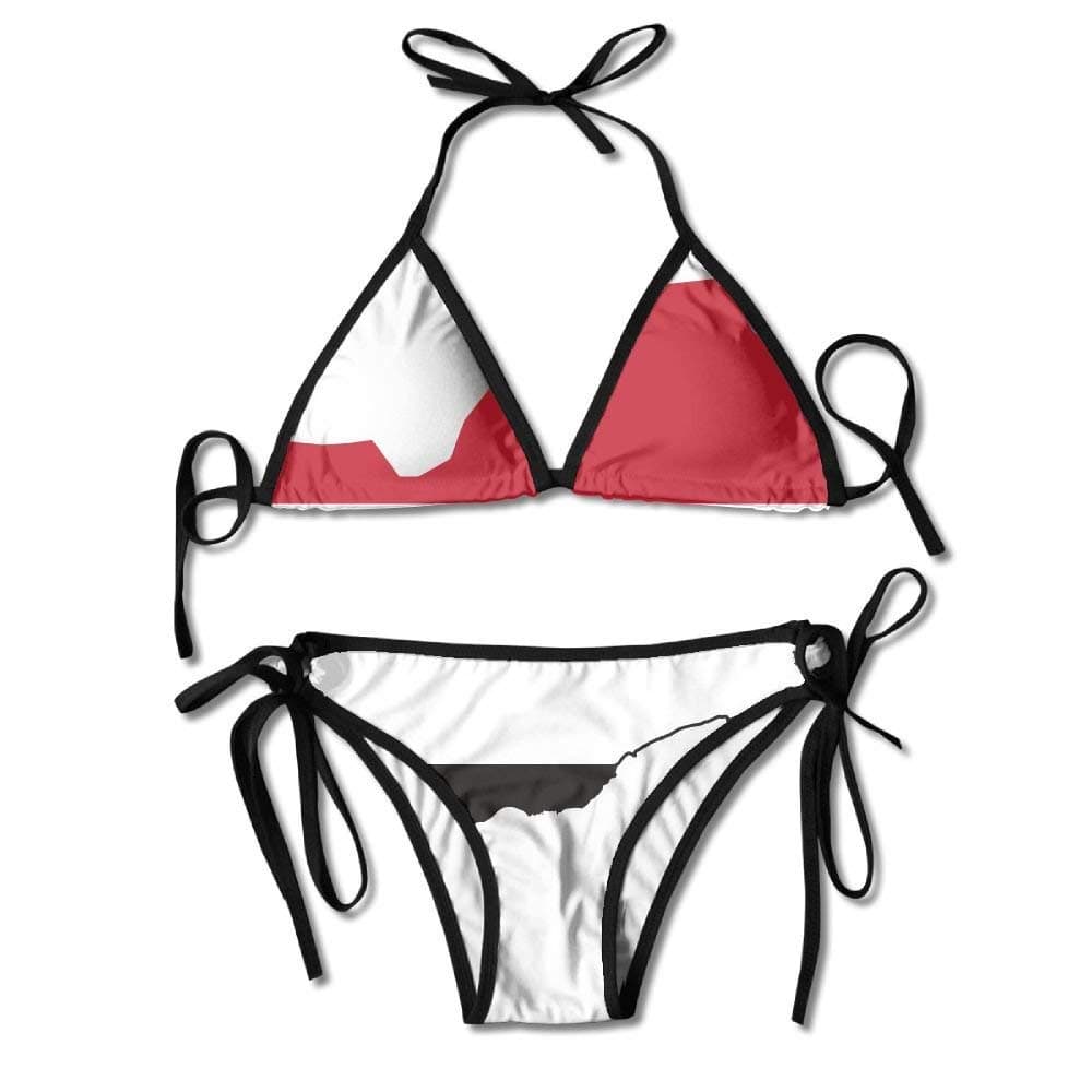 William Morris Pimpernel Original Border Womens Triangle Top Bikini Swimsuit Sliding Swimwear