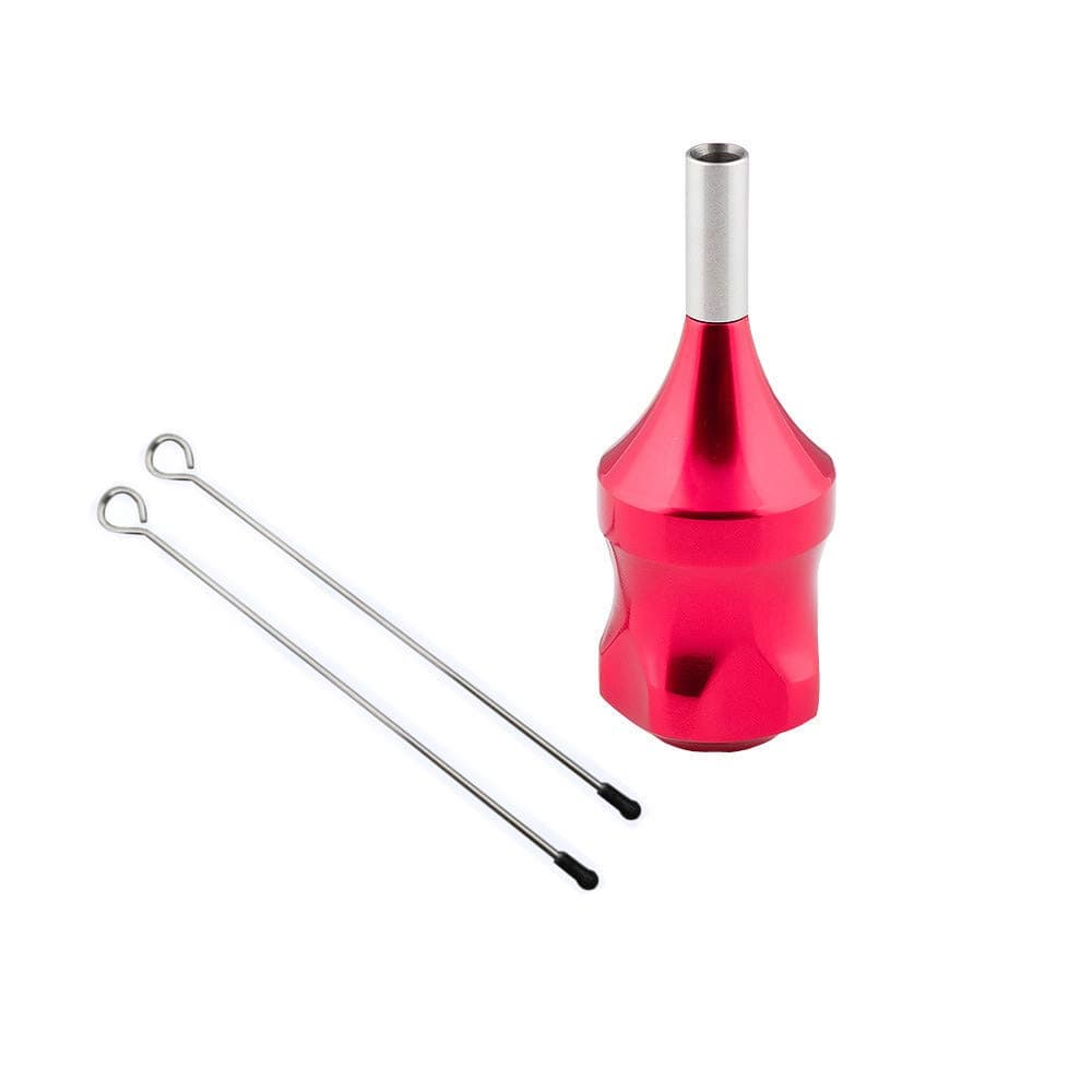 EZTAT2 6/5 inch Aircraft Aluminum Tattoo Cartridge Grips Tube Red for Needle Cartridges