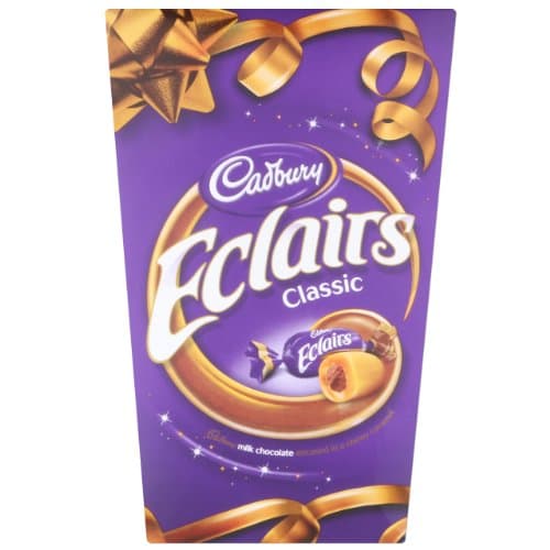 Cadbury Original Chocolate Éclairs Box Imported From UK England Best Of Caramel British Chocolate Rubber Encapsulates Soft Chocolate Center Melts In The Mouth