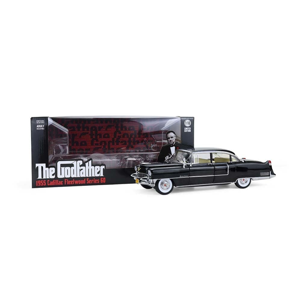 CADILLAC FLEETWOOD 1955 "Der Pate" 1/18 Scale Metal Model - GREENLIGHT