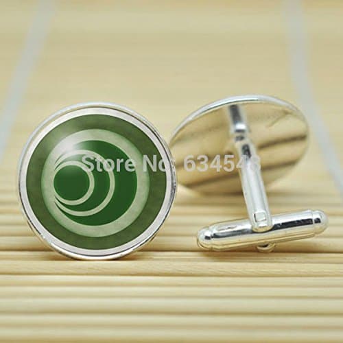 Pretty Lee Farore Goddess Pearls Legend Of Zelda In Silver Cufflinks Glass Cabochon Cufflinks C3260