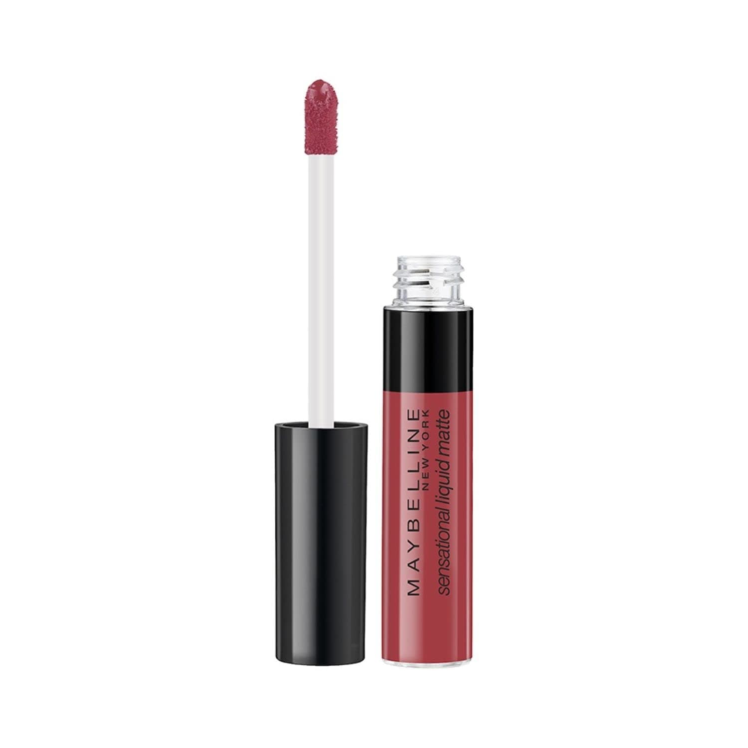 New York Sensational Liquid Matte Lipstick, Non-sticky, Non-drying Lipstick, Super Precise Application, Long-lasting Liquid Matte Lipstick - 08 Sensationally Me| 7ml