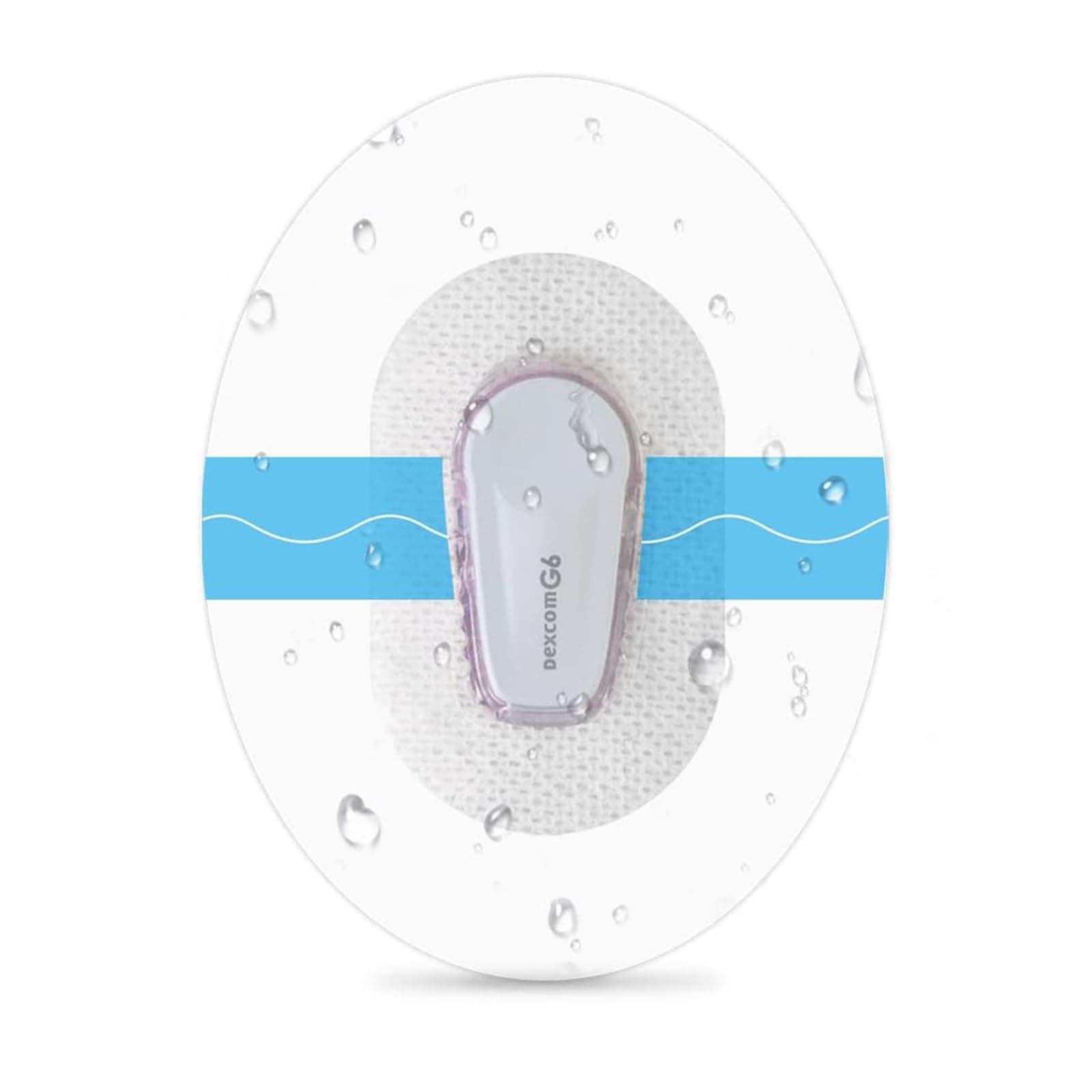 HONYOU G6 Adhesive Patches-36Pack Waterproof Adhesive Patches for G6 Premium Transparent Overpatch 10 Days Long Stay Covers Easy to Use by One Hand