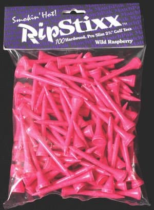 Way Long RipStixx Golf Tees Rasberry Pink 65 2.75"
