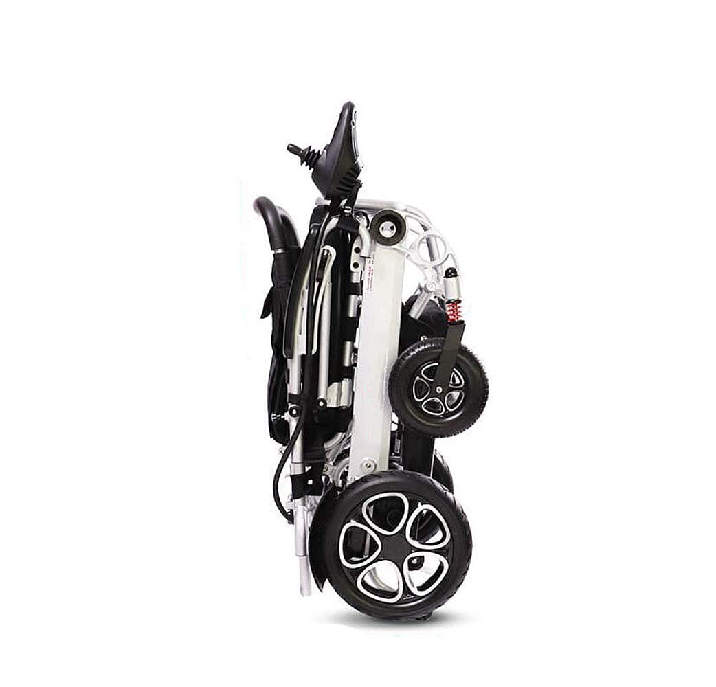 Erik Xian Home Outdoor Wheelchair foldable electric smart disassembly lithium-ion battery lightweight portable medical adjustable high back plating disabled elderly four-wheel safety stable air