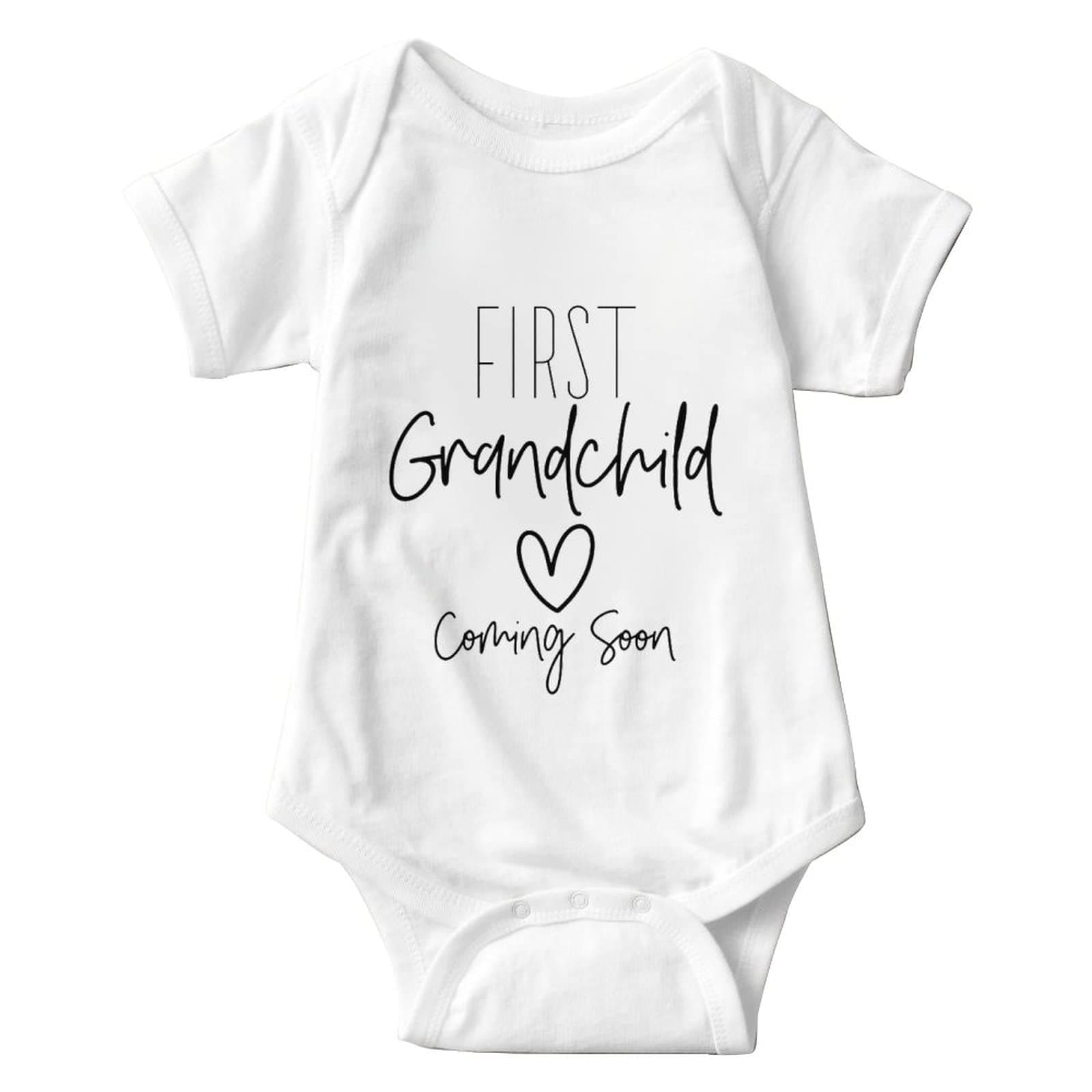 listery First Grandchild Baby Bodysuit Pregnancy Announcement For Grandparents Baby Announcement First Grandbaby Infant