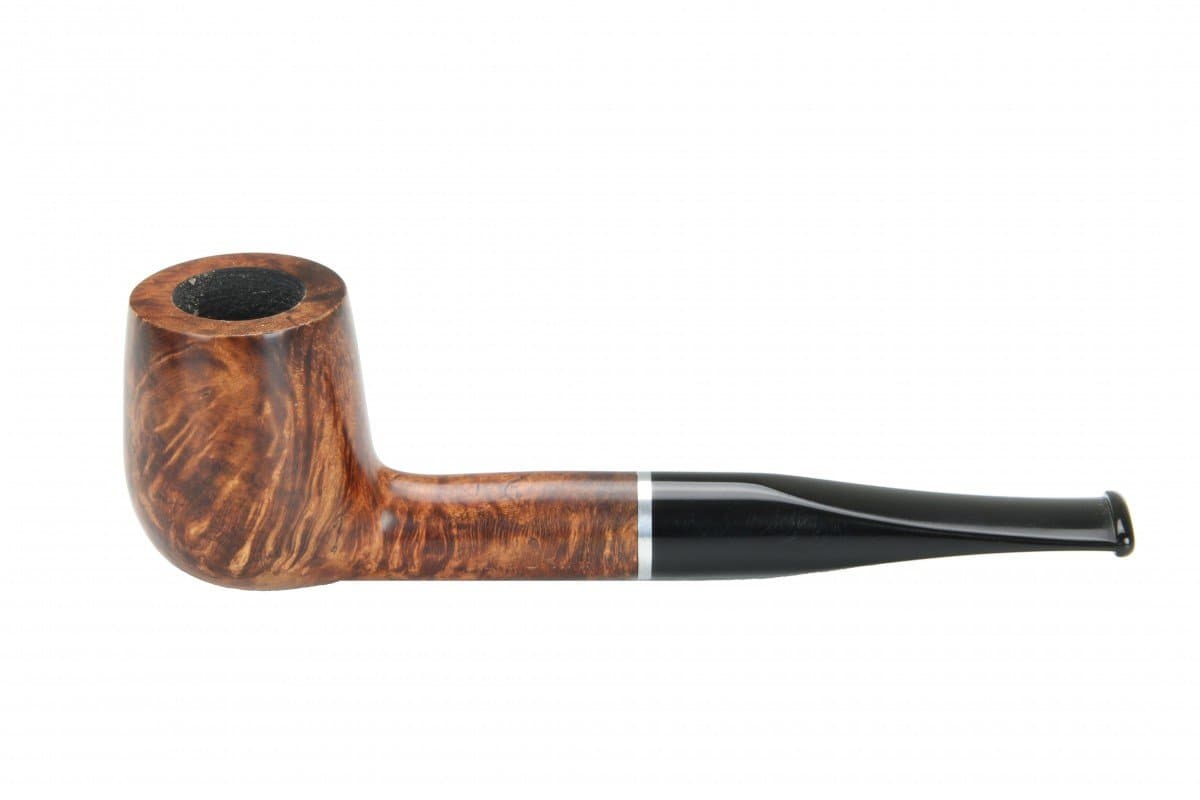 ADORINI Pipe Saturnia Straight - Dark Brown, Made of Briarwood, Made in Italy