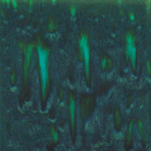 Mayco Jungle Gems Crystal Glaze - CG 713 - Peacock Green - 4 Ounce Jar