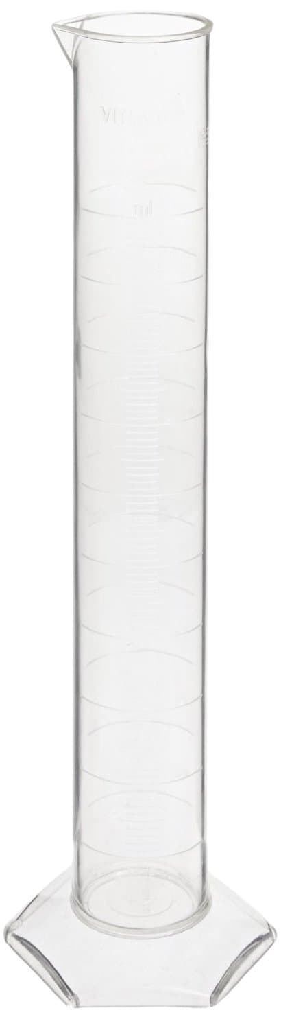 Vitlab Class A Certified Polymethylpentene Graduated Cylinder, 50ml Capacity (Pack of 2)