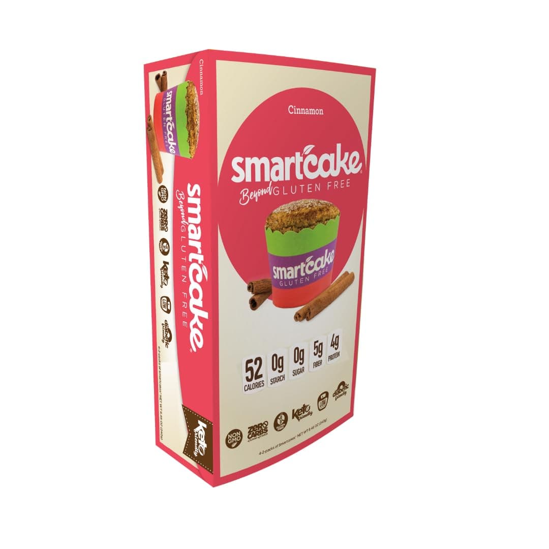 Smart Baking Company Smartcake, Sugar Free, Gluten Free, Low Carb, Keto Dessert (Cinnamon, 8 CT)