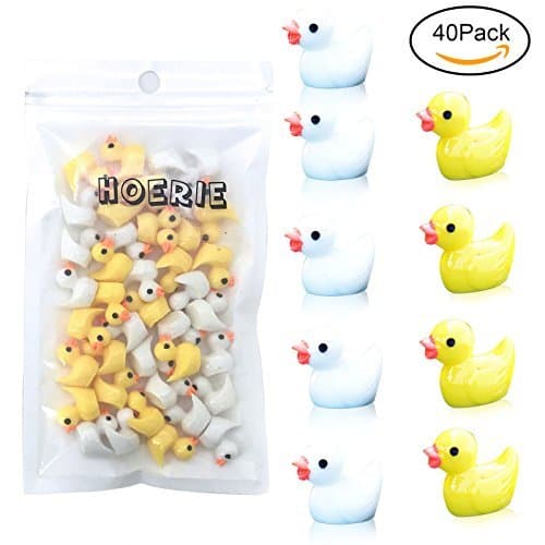 Slime Charms, 40Pcs Ducks Slime Beads for Crafts Making