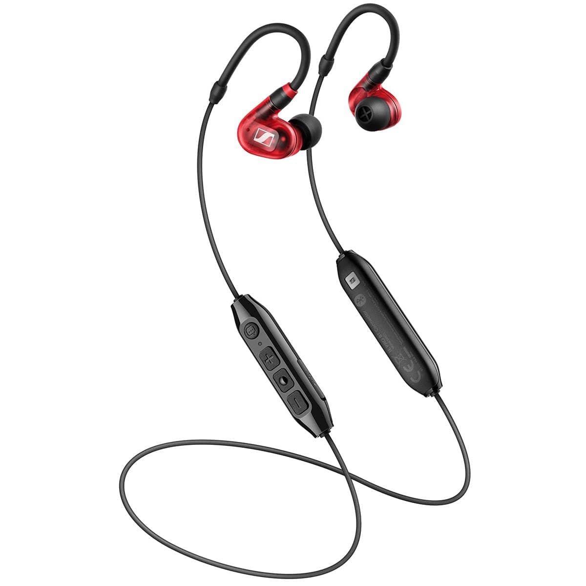 IE 100 PRO Wireless In-Ear Monitoring Earphones | Red | 10hr Battery Life | Detachable Cable | Ideal for Live Performances, Studio Monitoring, DJ Sets & Daily Listening