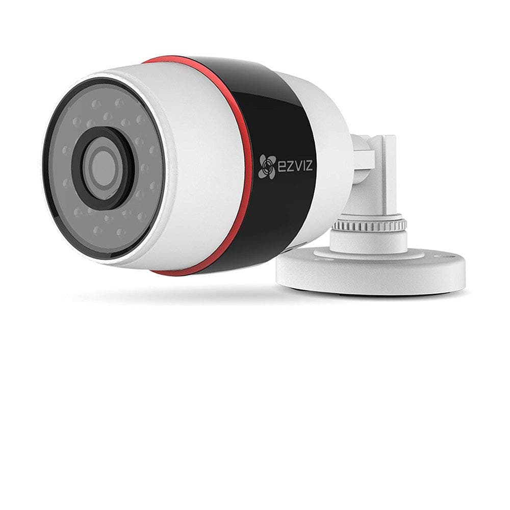 EZVIZ Husky HD 1080p Outdoor PoE & Wi-Fi Video Security Bullet Camera, Compatible with Alexa, 100 ft. Night Vision, Weatherproof