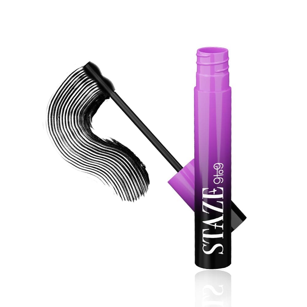 9to9 All Eyes on You Tubing Mascara | High Impact Volumizing mascara | Clump-resistant, easy to remove | Smudgeproof & Waterproof | Intense Black Color | 5ml
