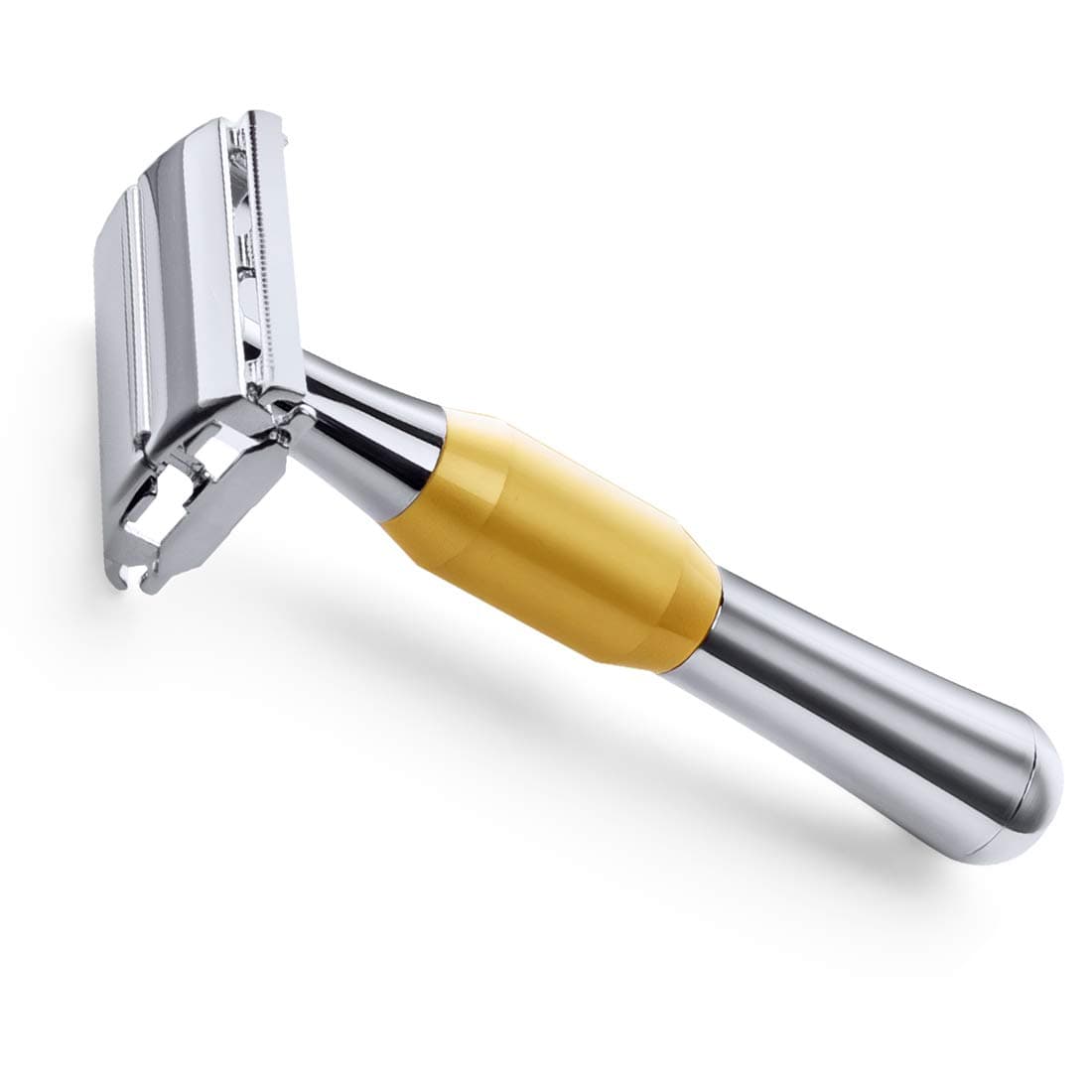 Double-Edge Razors Pure Brass Butterfly Safety Razor Include 5pcs Imported Sweden Blade