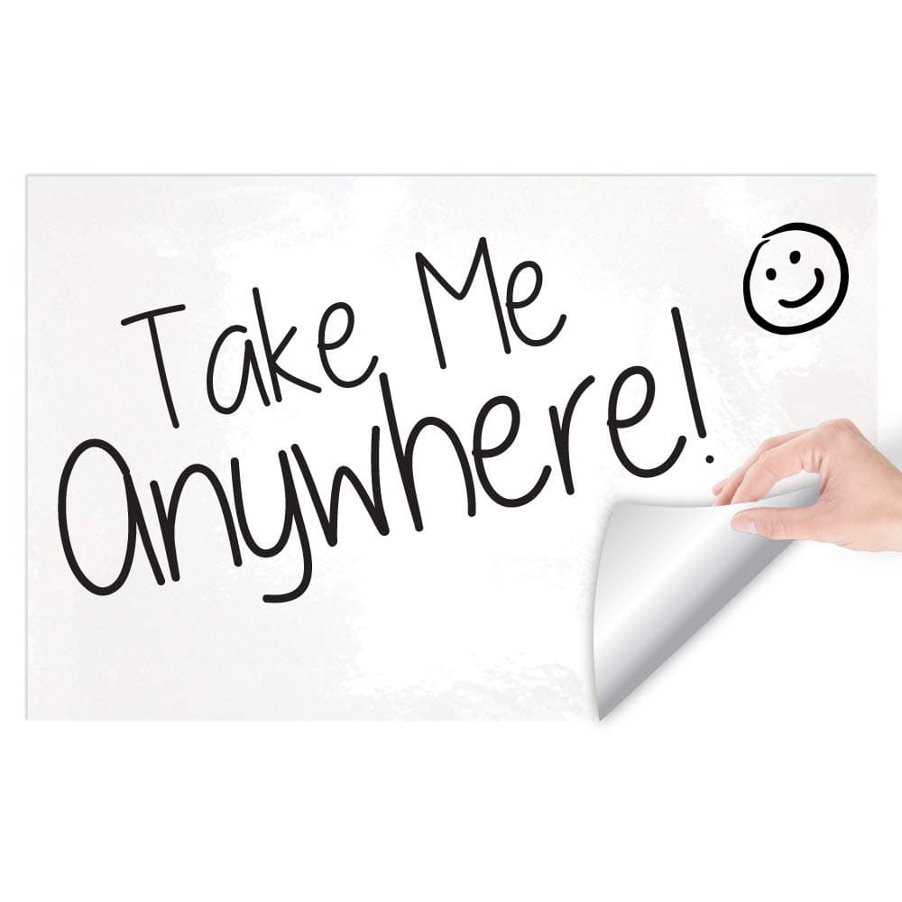 Peel and Stick White Board, 24"x36" Dry Erase Board with Stain Proof Dry Erase Surface, White Board for Wall with Restickable Adhesive Backing and Flexible Foam Cushion Layer for Smooth Writing