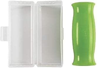 OXO Good Grips Silicone Garlic Peeler with Stay-Clean Storage Case,Clear,1EA