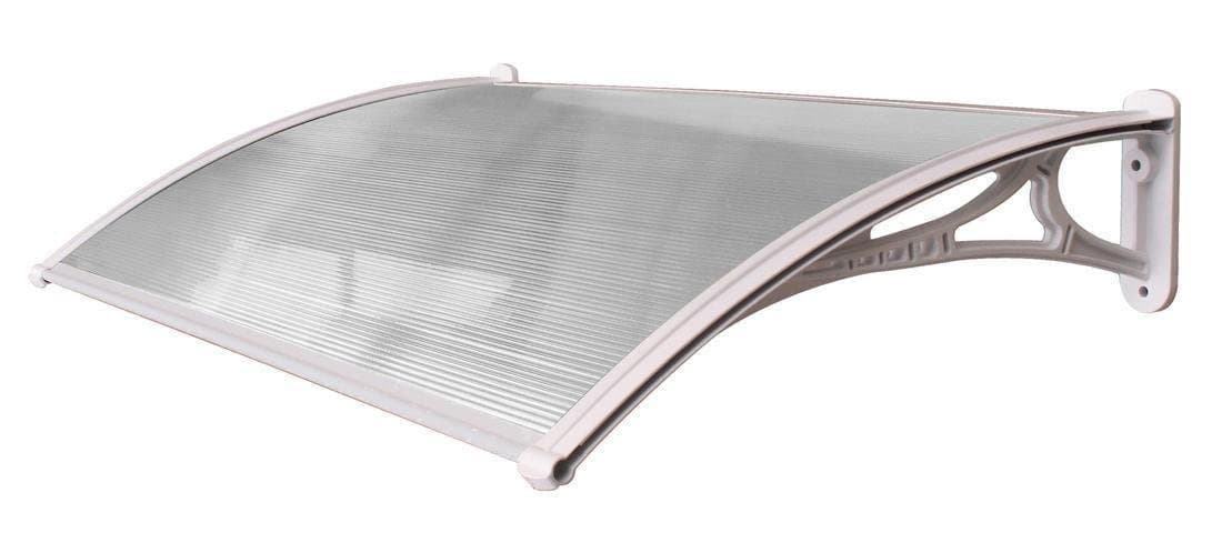 High Quality All Weather Proof 1m Width Door Canopy in White (CP0010)
