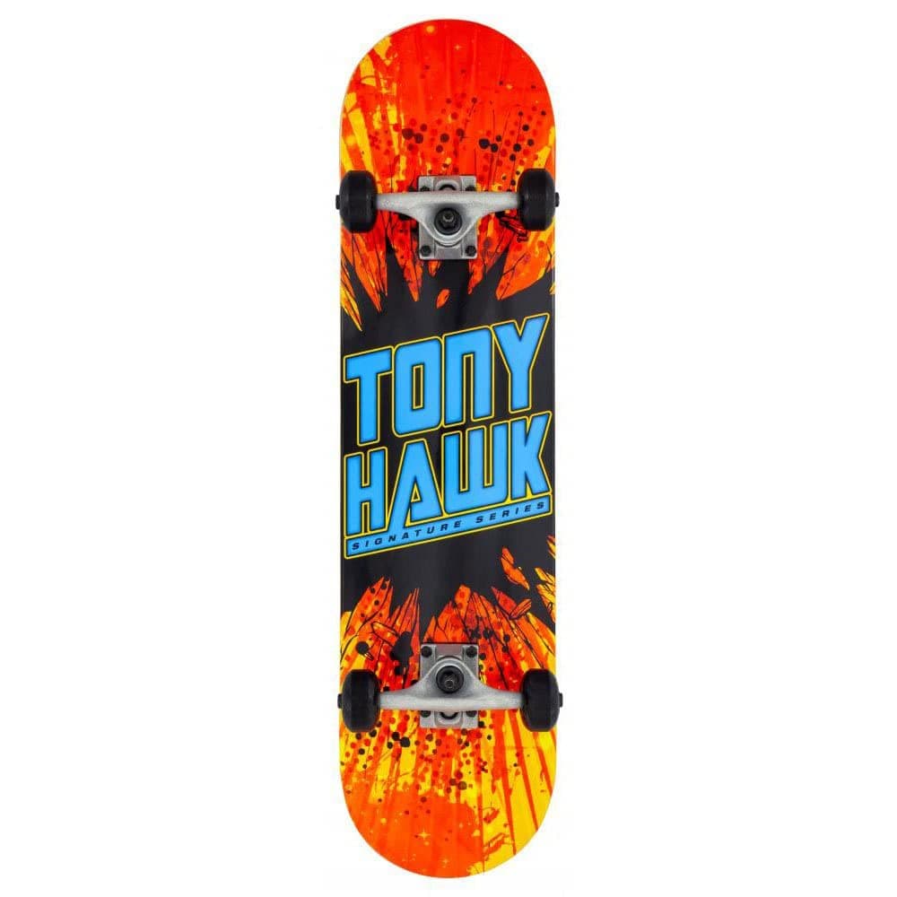 Tony Hawk Shatter Logo Longboard, Adults Unisex, Multi (Multicolor), 19.7 cm
