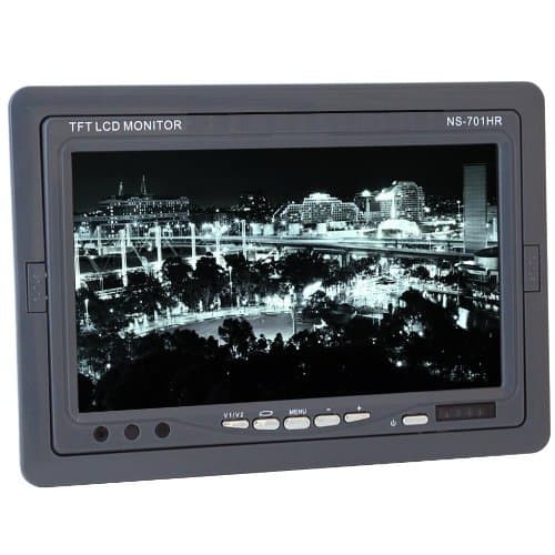 NS-701HR 7" TFT Color Headrest Monitor with Built-In IR Transmitter