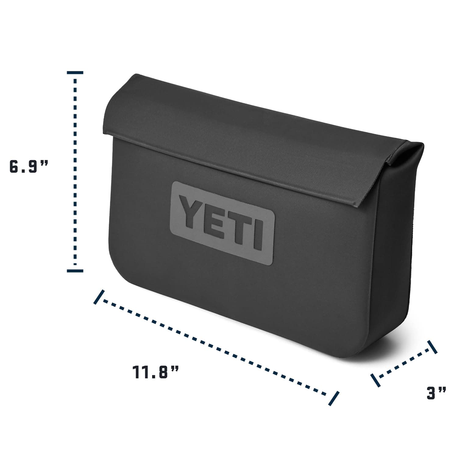 YETI Sidekick Dry Waterproof Gear Case and Bag Accessories, charcoal