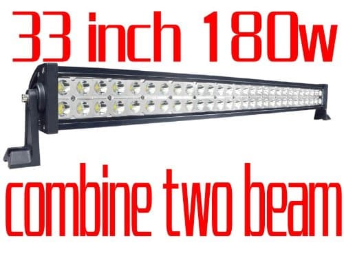 can combine spot and flood beam 32/33inch DC12V/24V 180W spot flood beam LED light bar,LED driving/0FF-road SUV ATVfj land cruiser rover landrover discovery hummer headlight