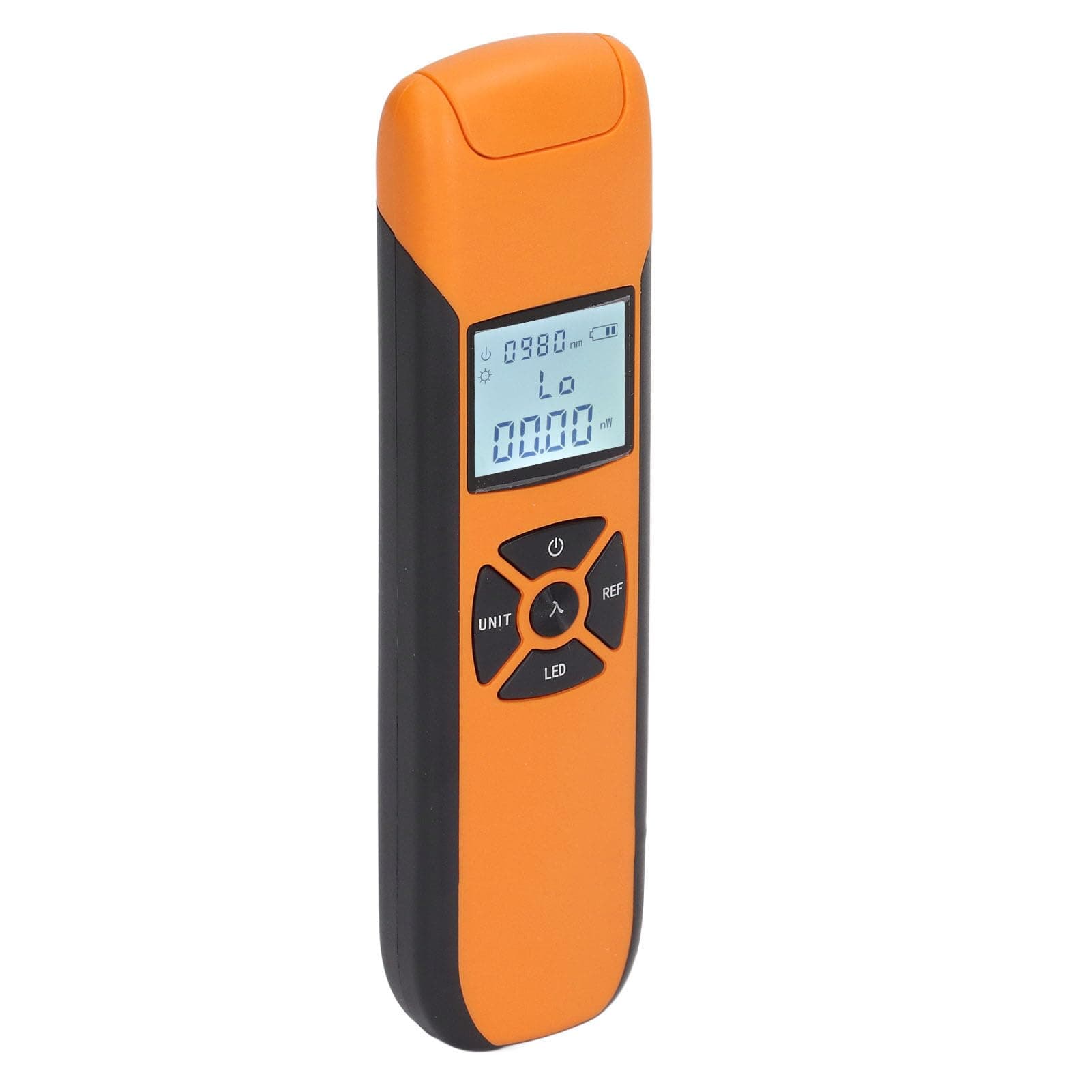 Optical Power Meter, -70 to +6 DBm Optical Fiber Power Meter Built in 350mAh Battery USB Charge, Auto Save, Portable Mini Fiber Optic Cable Tester for FC SC ST Universal Interface