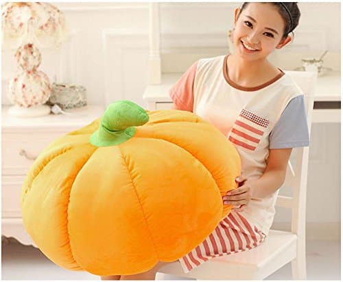 40x35cm Creative 3D Squishy Halloween Pumpkin Cushion Plush Cartoon Throw Pillow Office Decor Gift