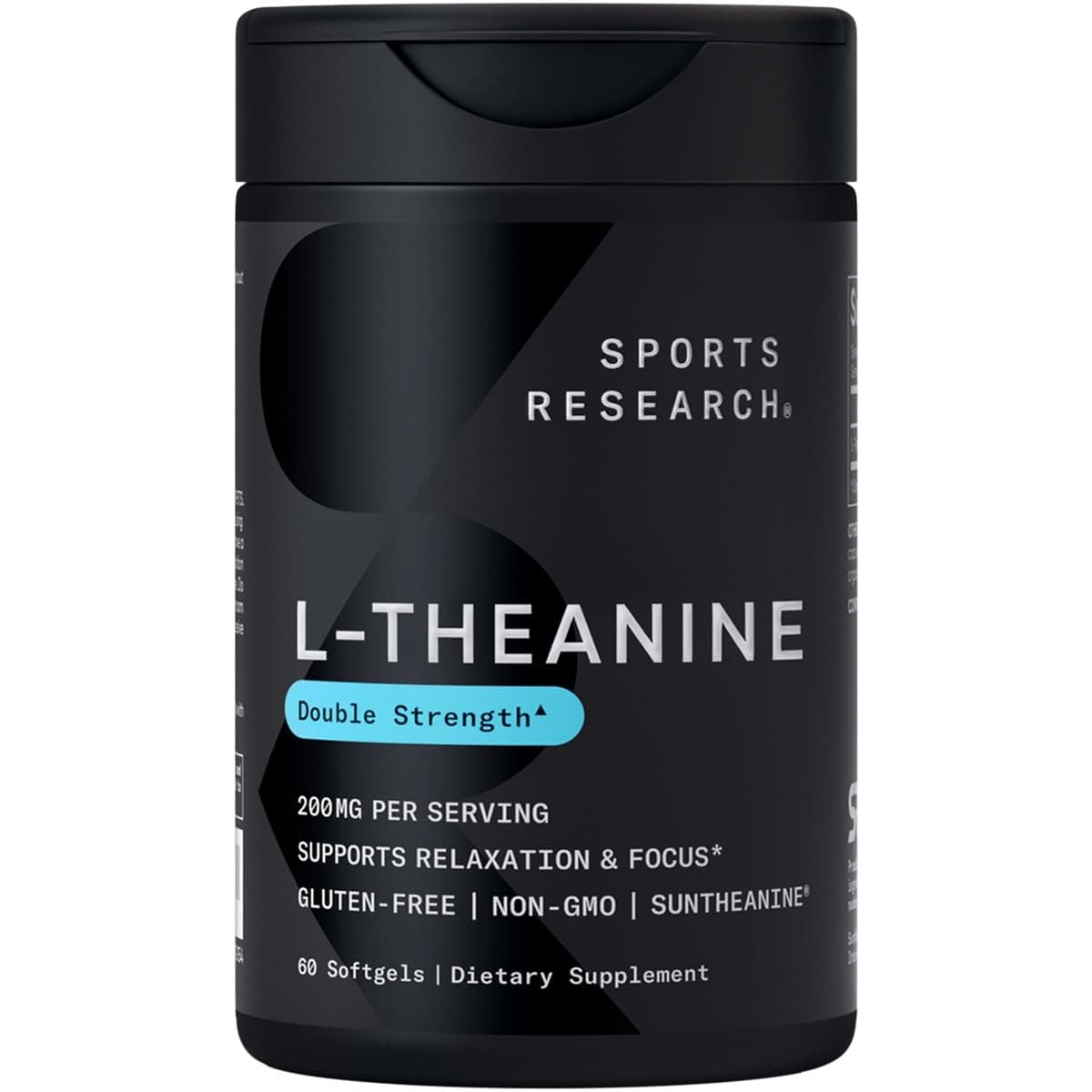 Sports Research, L-theanine, 200 mg, 60 Softgels