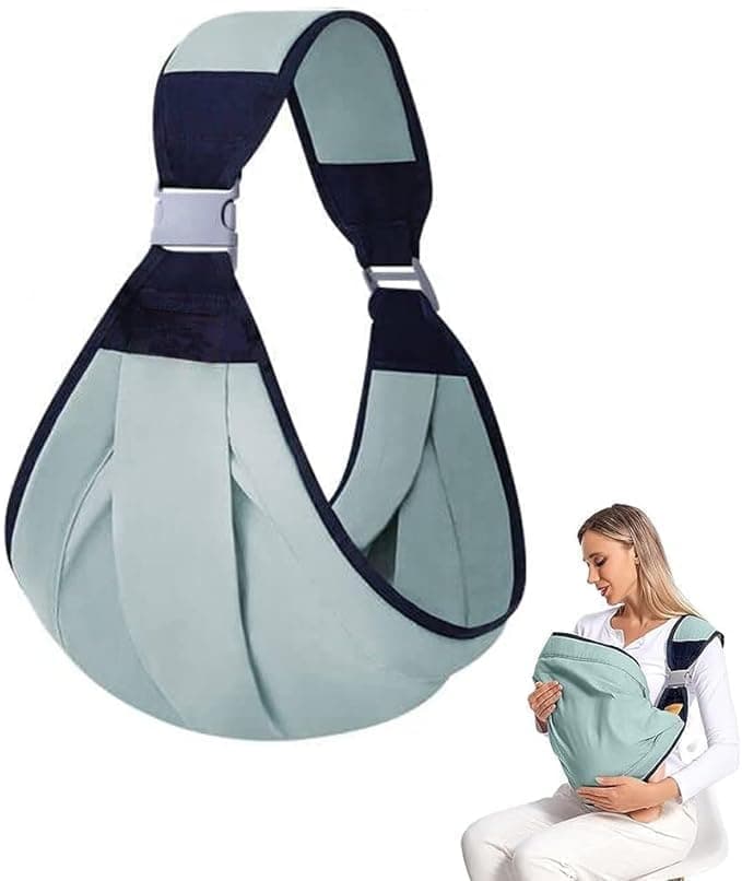 ALANXBaby Sling Carrier Newborn to Toddler Adjustable Lightweight One Shoulder Labor-Saving Baby Carrier Sling Baby Wrap Hip Seat Carrier Toddler Sling Baby Holder Carrier Baby Strap