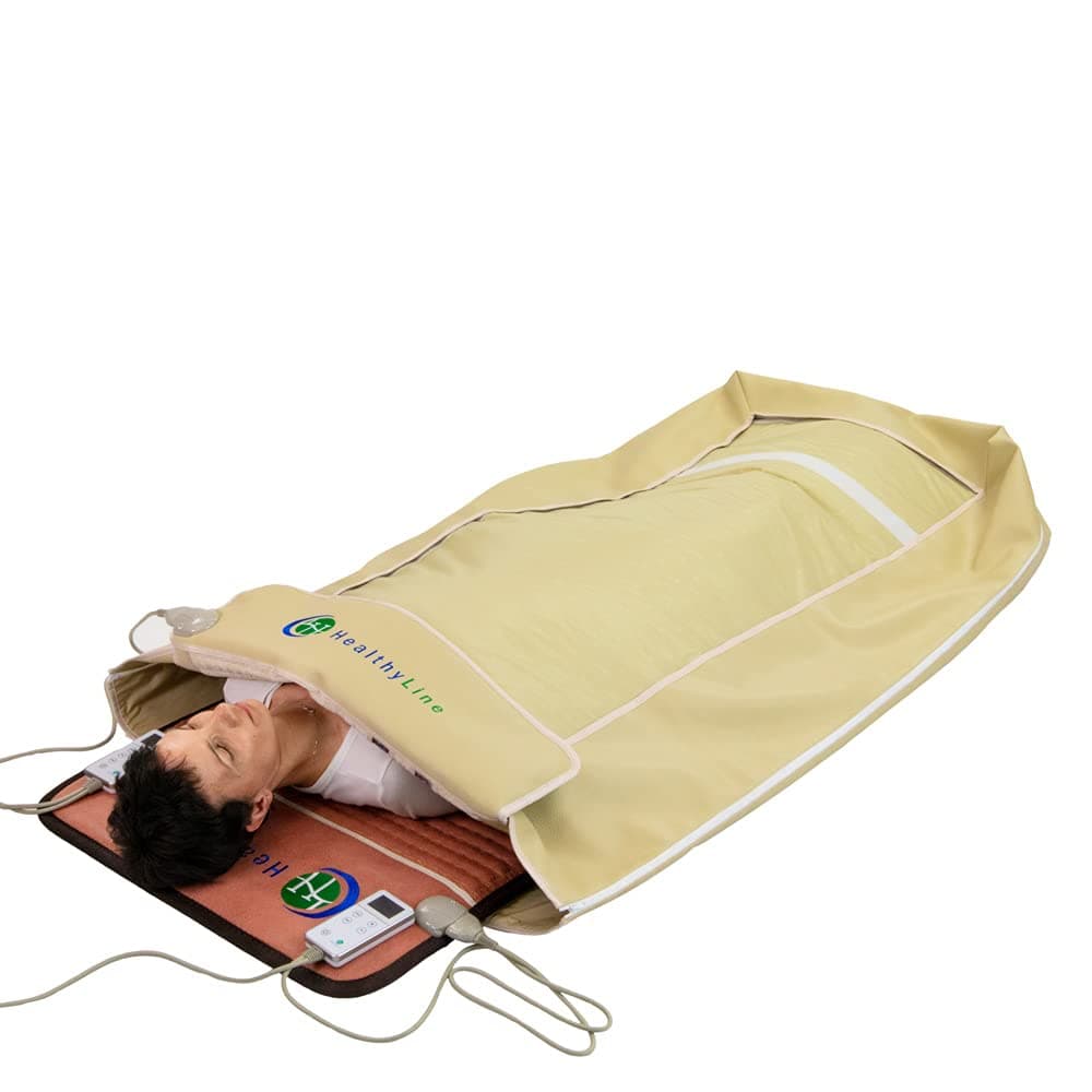 Far Infrared 360 Wrap Set - Gemstone Full Body Heating Pad - All Around Personal Heated Mats with 5 Natural Therapies for Wellness and Recovery - TAO and Soft Inframat 72" x 24"