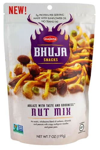 Bhuja Snacks Nut Mix Gluten Free -- 7.1 oz - 2 pc