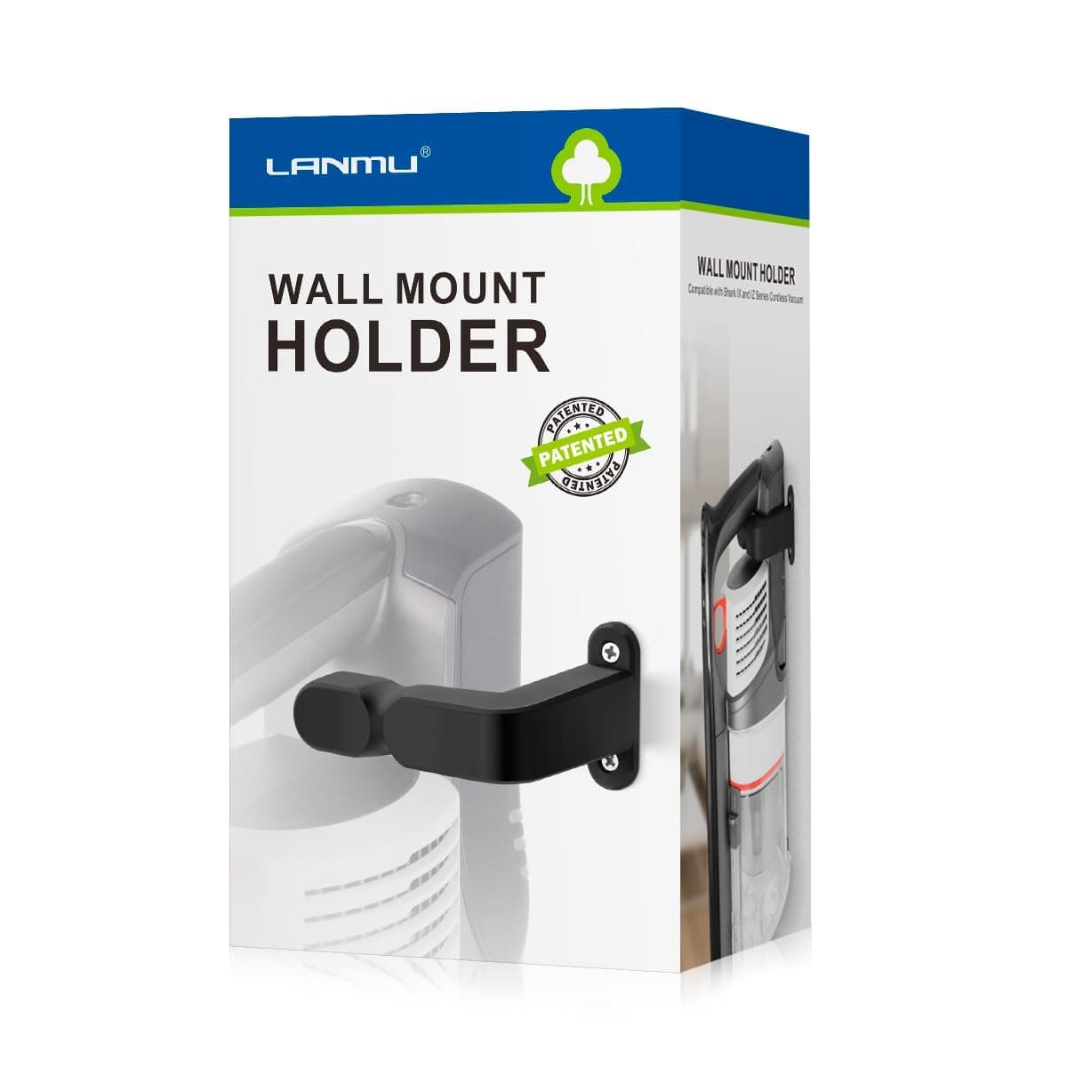 Wall Mount Holder Compatible with Shark IX141 IZ362H IZ363HT IZ682H Pet Cordless Stick Vacuum, Handheld CH701 CH951 and Dyson V10 V11 V12 V15 Outsize Vacuum
