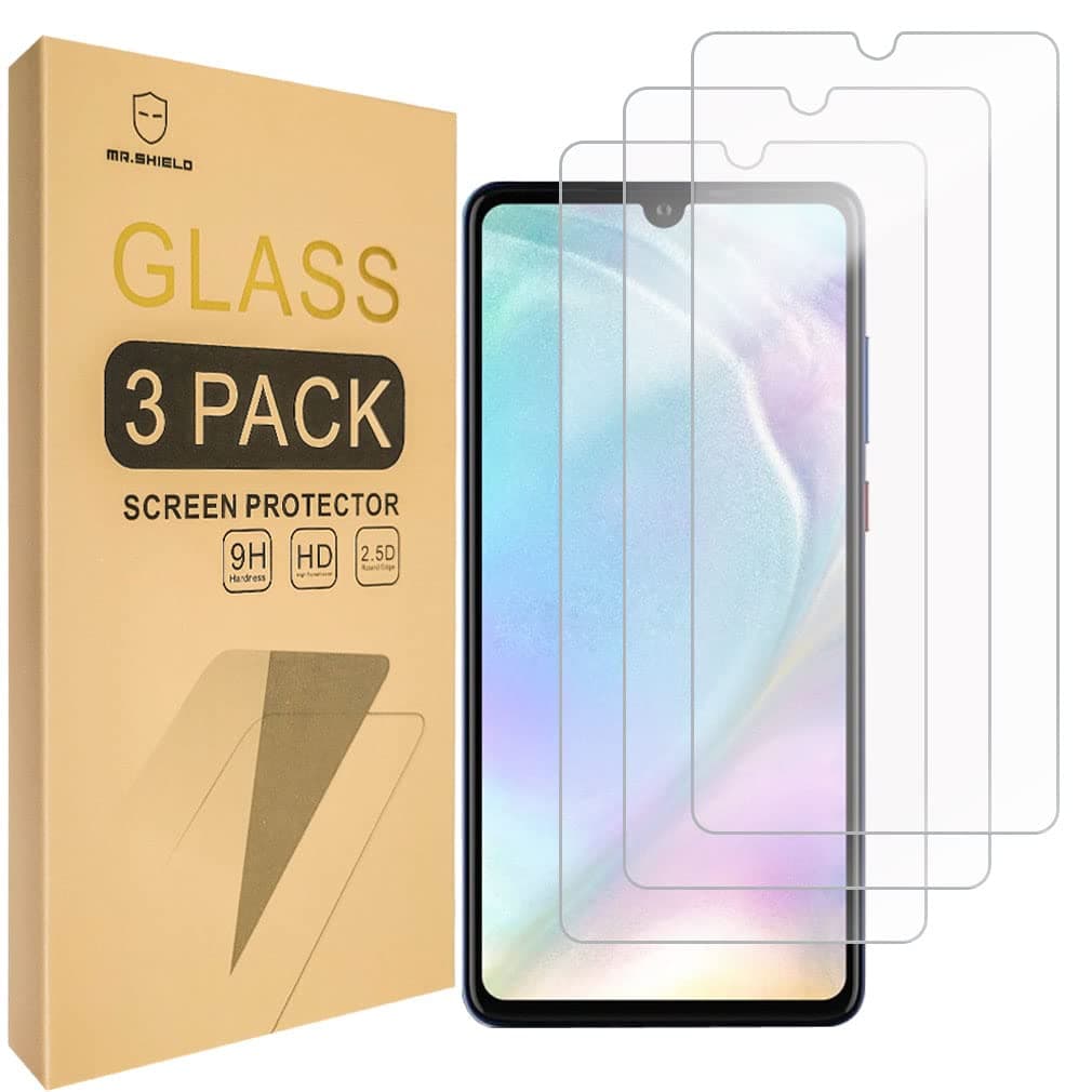 Mr.Shield [3-Pack]- for Huawei (P30 Lite) [Tempered Glass] Screen Protector with Lifetime Replacement