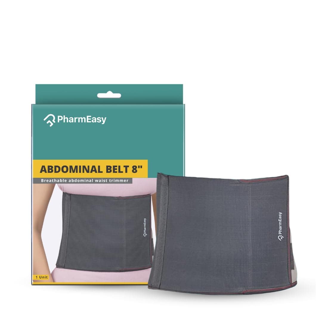 PharmEasy Postpartum Abdominal Belt After Delivery Stomach belt for Women - Pain Relief Waist Belt | Weight & Tummy Reduction - Universal Size