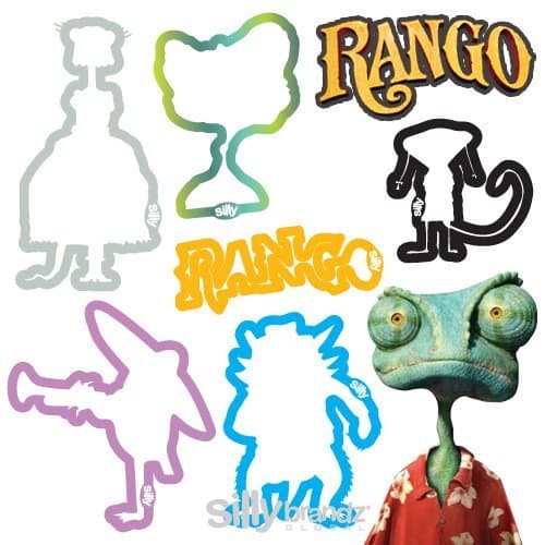 RANGO Silly Bandz 24-Pack...These Are Officially Licensed SILLY BANDZ From the Nickelodeon Movies & Paramount Pictures MOVIE!!! by Silly Bandz